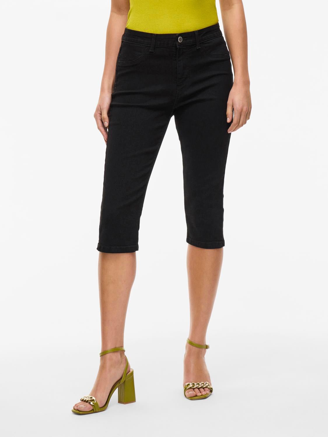 VIJEGGY Jeggings - Black Denim - VERO MODA & VILA Bergvik